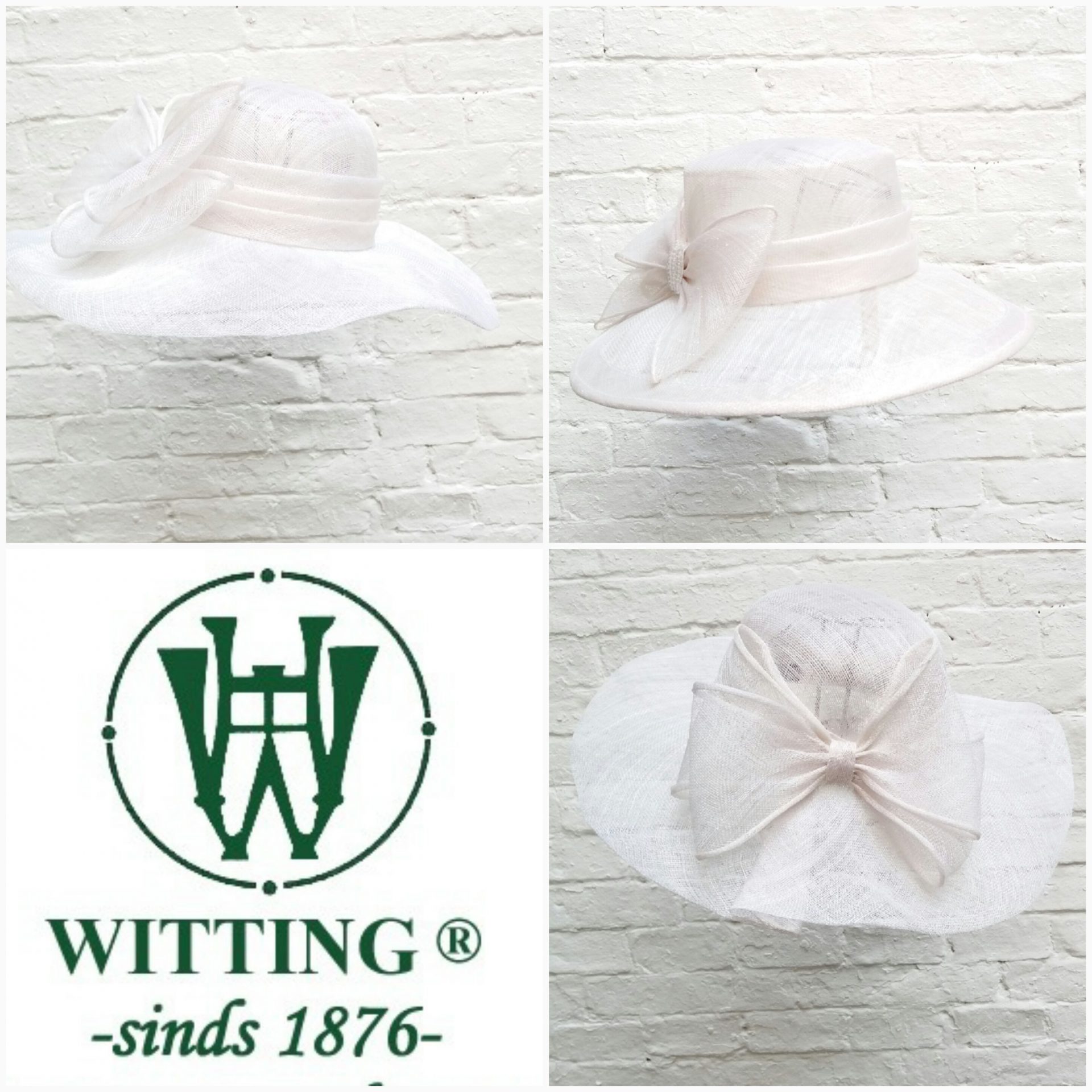 White hats for church derby and events H. Witting and Son